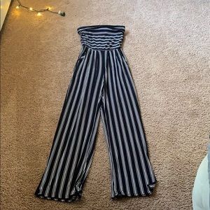 striped jumpsuit